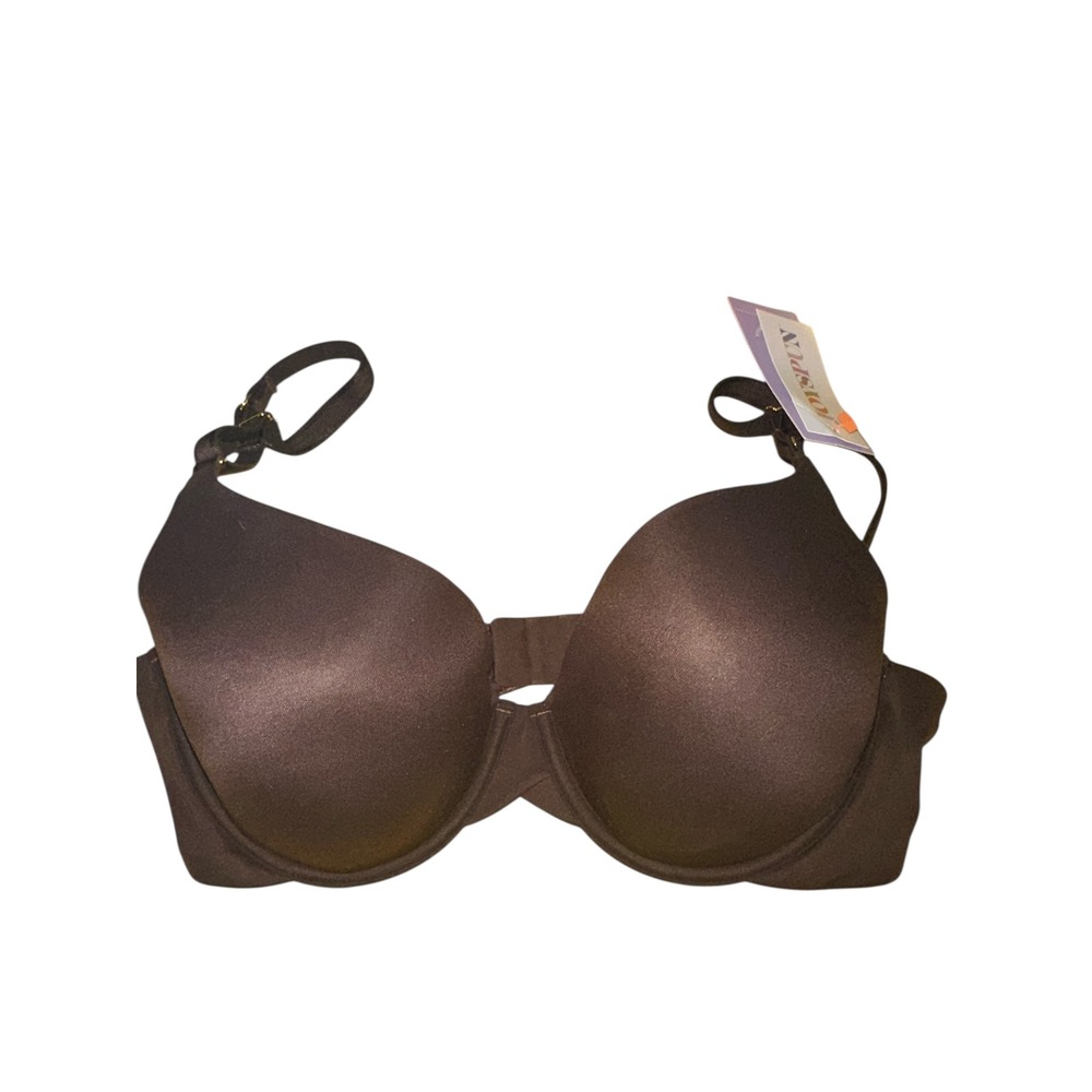 JOYSUPUN Women's Black Full Coverage T-shirt Bra 36C